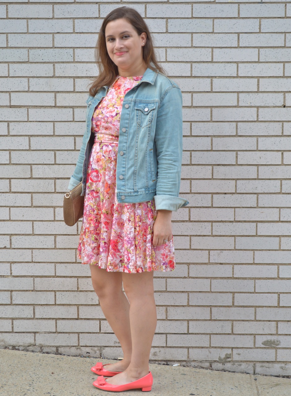 Floral Dress + Denim Jacket