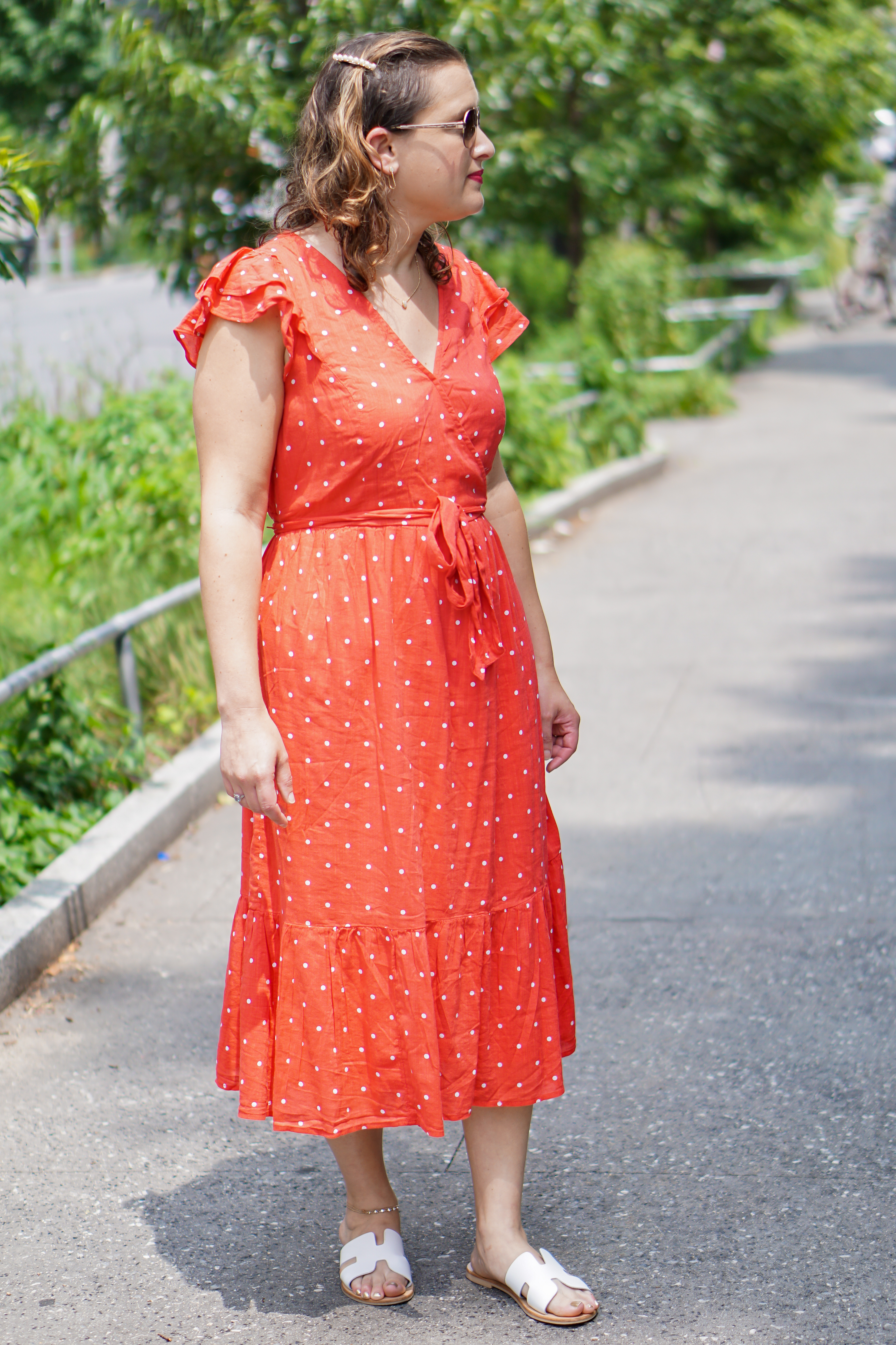 Red dress