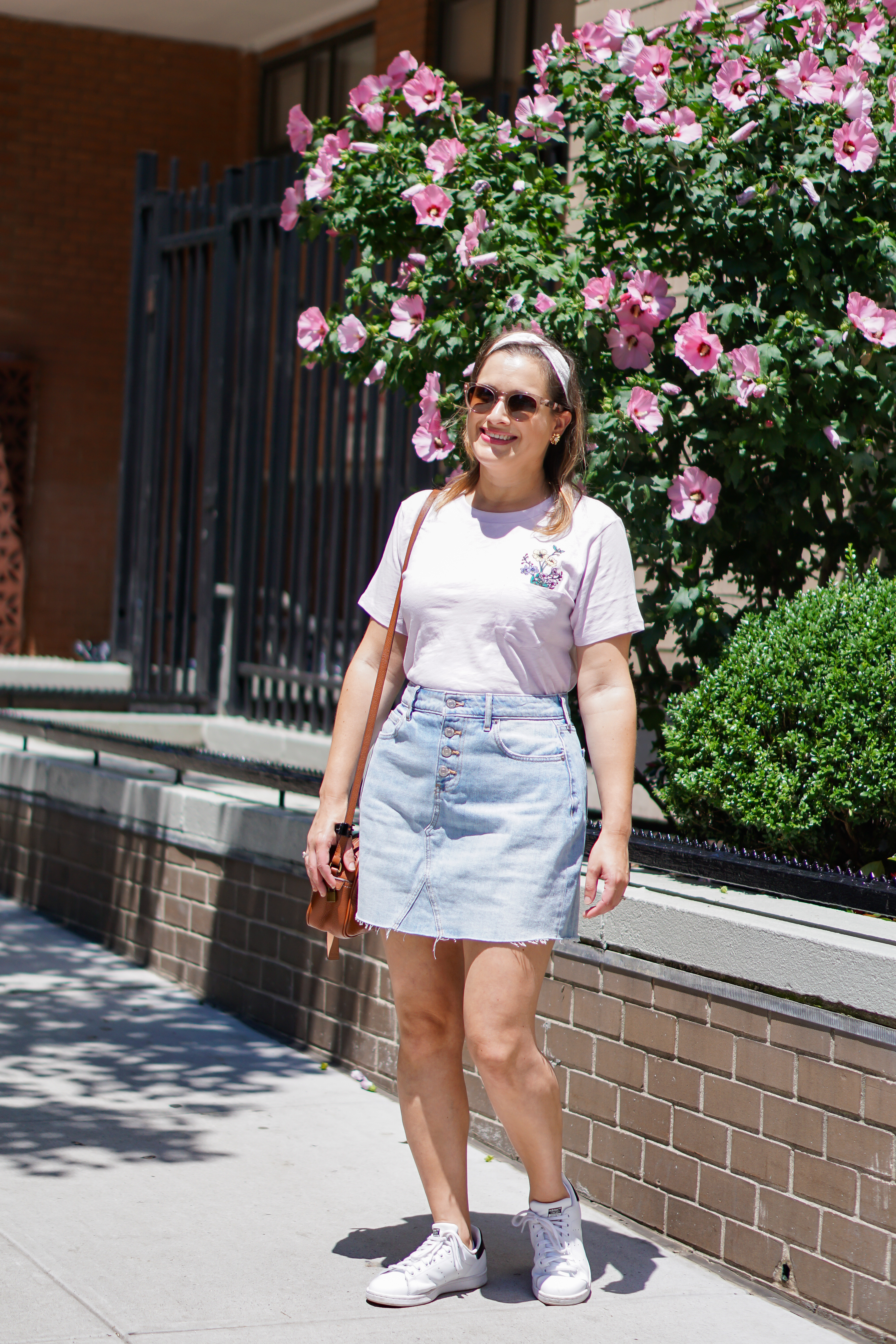 How To Style A Denim Skirt La Petite Pear