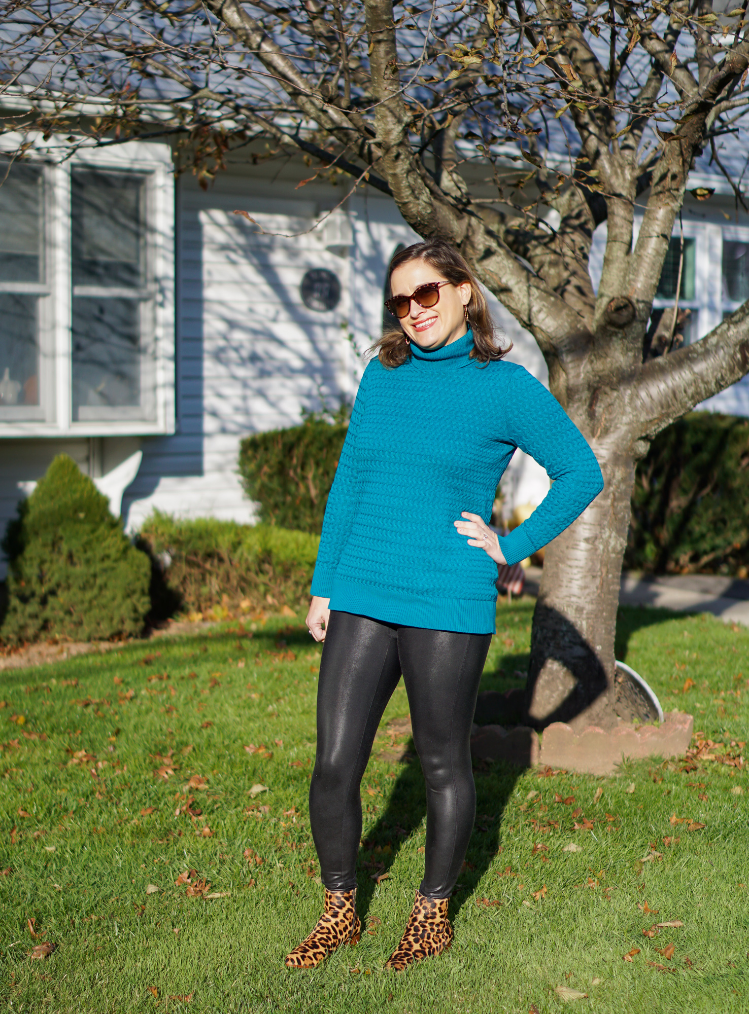 How to style a tunic sweater