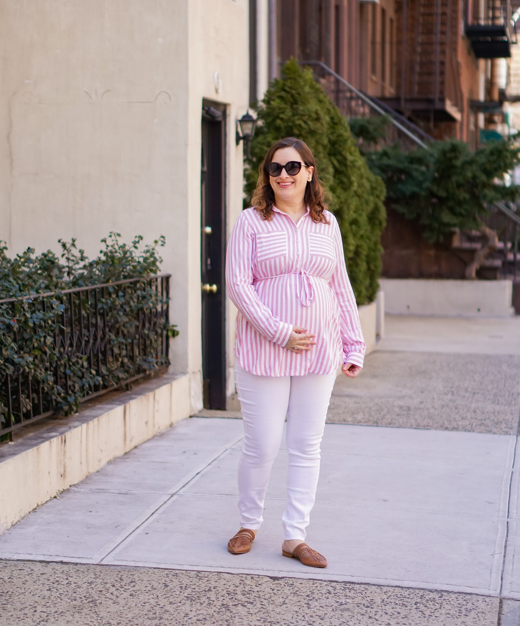 How to style spring stripes